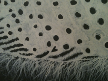 Load image into Gallery viewer, Original canvas Angel Feather Follow Your Dreams-Hidden Heart Range 24 inch square on a solid grey background