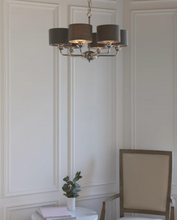 Load image into Gallery viewer, 6-Light Shaded Chandelier modern hotel style
