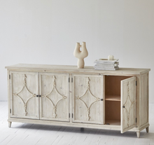 Load image into Gallery viewer, Natural white washed effect for door sideboard