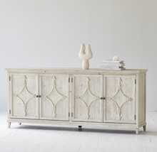 Load image into Gallery viewer, Natural white washed effect for door sideboard