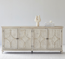 Load image into Gallery viewer, Natural white washed effect for door sideboard