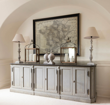 Load image into Gallery viewer, GREY SIDEBOARD WITH STONE TOP