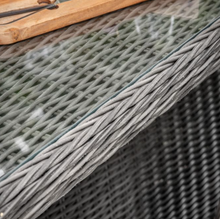 Load image into Gallery viewer, Outdoor Country 6 Seater Oval Dining Set With 8 Chairs in All Weather PE Rattan