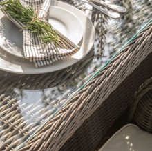 Load image into Gallery viewer, Outdoor Country 6 Seater Oval Dining Set With 8 Chairs in All Weather PE Rattan