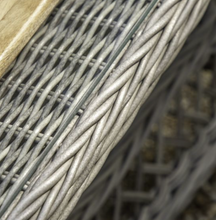 Load image into Gallery viewer, Hampshire Outdoor Country Chaise Rattan Sofa Set Stone