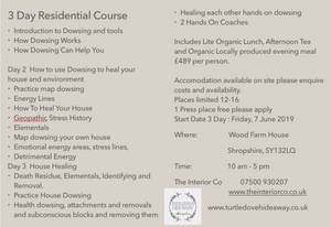 Learn How to Heal Yourself 3 Day Residential Course