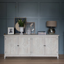 Load image into Gallery viewer, Natural white washed effect for door sideboard