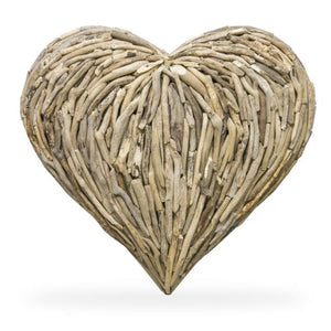 Driftwood heart large fair-trade product by The Interior Co 