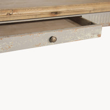 Load image into Gallery viewer, COLONIAL GREY OAK FRENCH BALL LEG DINING TABLE