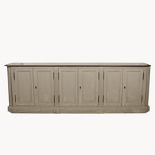 Load image into Gallery viewer, Colonial grey sideboard with stone top