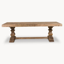 Load image into Gallery viewer, COUNTRY HOMES &amp; INTERIORS: SALVAGED LARGE DINING TABLE
