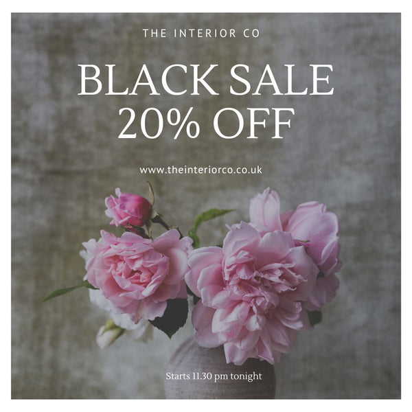 BLACK SALE 20% OFF EVERYTHING