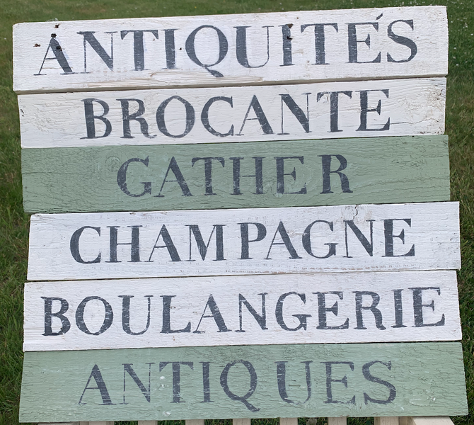 Hand Made Hand Painted Rustic Distressed Signs 100% Recycled Eco Friendly