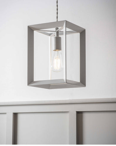 BRUNSWICK PENDANT LIGHT IN CHALK, SMALL