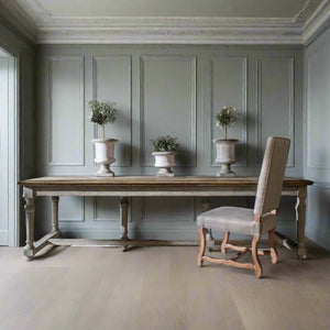 COLONIAL GREY OAK DINING TABLE