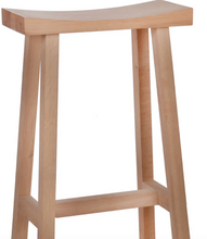 Load image into Gallery viewer, OAK AND BEECH BAR STOOL NATURAL
