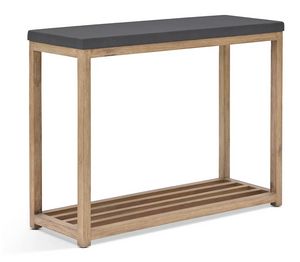 CONSOLE TABLE SLATE GREY ACACIA WOOD