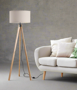 Tripod Floor Lamp Beech