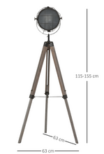 Load image into Gallery viewer, Industrial Floor Lamp - Grey
