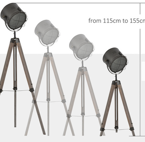 Industrial Floor Lamp - Grey