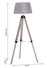 Load image into Gallery viewer, Floor Lamp Tripod - Grey
