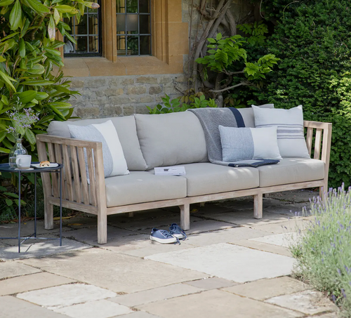 PORTHALLOW 3 SEATER SOFA NATURAL