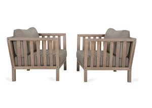 PORTHALLOW ARMCHAIRS SET OF 2 NATURAL