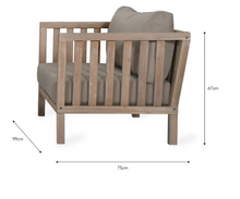Load image into Gallery viewer, PORTHALLOW ARMCHAIRS SET OF 2 NATURAL
