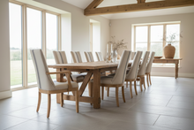 Load image into Gallery viewer, Country Farmhouse French stripped dining chair

