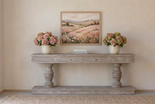 Load image into Gallery viewer, LARGE HERITAGE DISTRESSED CONSOLE TABLE
