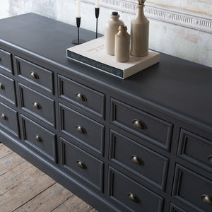 15 Draw charcoal chest of drawers
