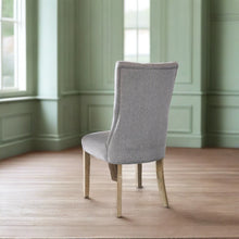 Load image into Gallery viewer, SOFT GREY BARREL BACK DINING CHAIR
