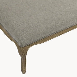 SOFT GREY PADDED COFFEE TABLE