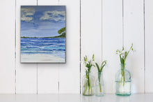Load image into Gallery viewer, Footprints Seascape Original Canvas by Kerrie Griffin
