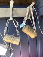 Load image into Gallery viewer, Garden String On East Of India Ribbon Hanging Holder By The Interior Co

