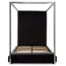 Load image into Gallery viewer, MONACO BLACK VELVET BED
