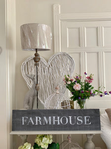 Large Distressed Standing Farmhouse Sign