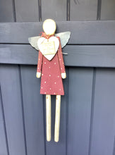 Load image into Gallery viewer, Wooden Friends Red Angel - By East Of India
