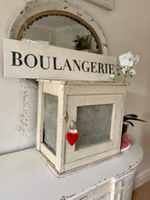 Load image into Gallery viewer, Large Distressed Standing Boulangerie Sign
