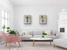 Load image into Gallery viewer, Organic Hyacinth Bulb Original Canvas Pair
