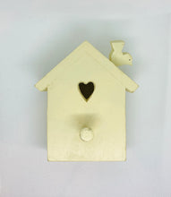 Load image into Gallery viewer, Bird house coat peg In cream
