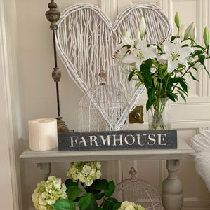 Hand Made Using 100% Recycled Wood Sign Farmhouse Hand Painted