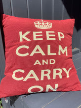 Load image into Gallery viewer, Keep Calm and Carry On Complete Cushion
