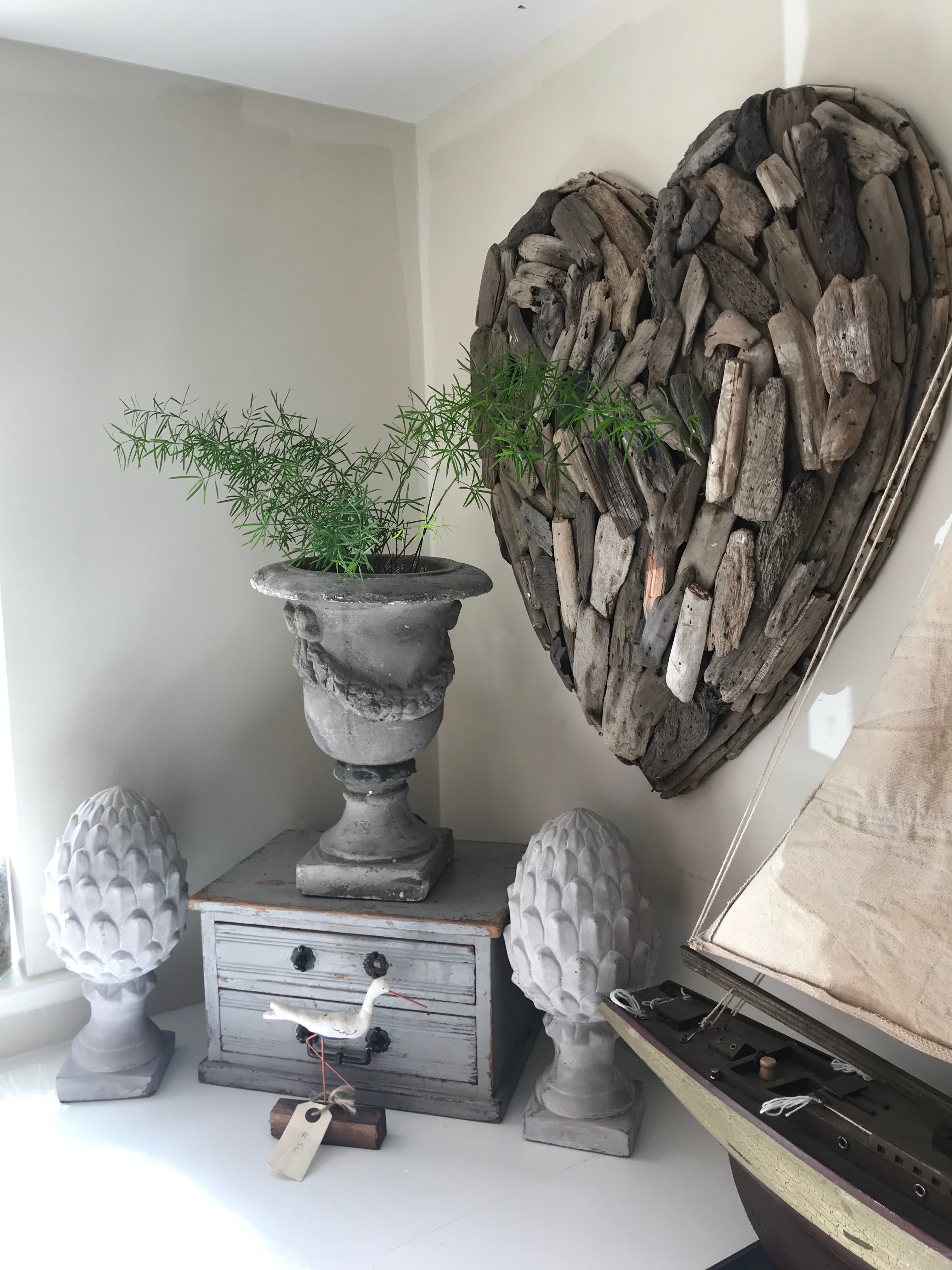 Driftwood heart large fair-trade product by The Interior Co – the