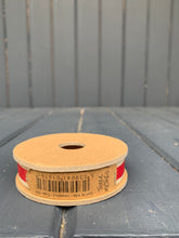 Load image into Gallery viewer, East Of India - Red Stripe Ribbon Spool
