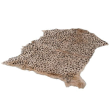 Load image into Gallery viewer, Leopard Print Fur Rug
