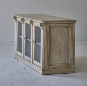 Natural glass, fronted, sideboard