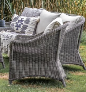 Outdoor Country Rattan Lounge Dining Set