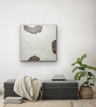 Load image into Gallery viewer, Textured Original Artwork - Floating Mischief Original Painting 81cm square by Kerrie Griffin Available at The Interior Co 
