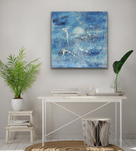 Load image into Gallery viewer, A Large Textured Abstract Canvas Original Painting by Kerrie Griffin Called Waves available from The Interior Co
